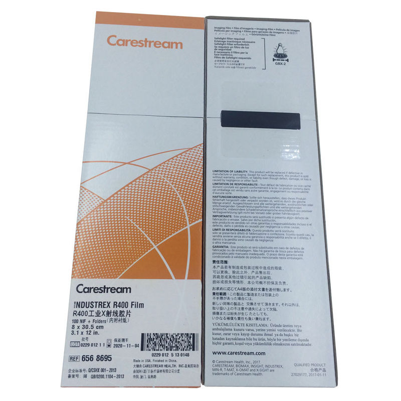 Carestream AA400 NDT filme de raios-X MX125 para detecção de falhas industriais 14x17in 35X43CM