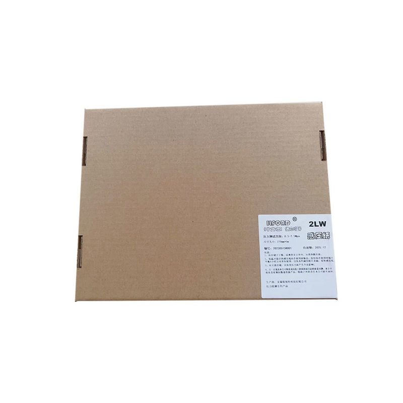 2LW Papel sensível à pressão para teste de pressão Faixa de 0,5-2,5Mpa Suporte OEM personalizado